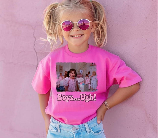 “Boys…ugh!” Tee