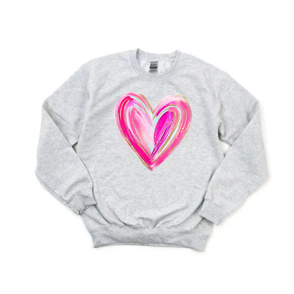Watercolor Heart Sweatshirt