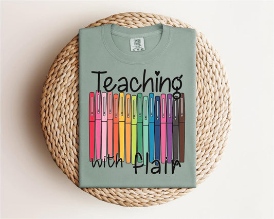 “Teaching With Flair” Tee