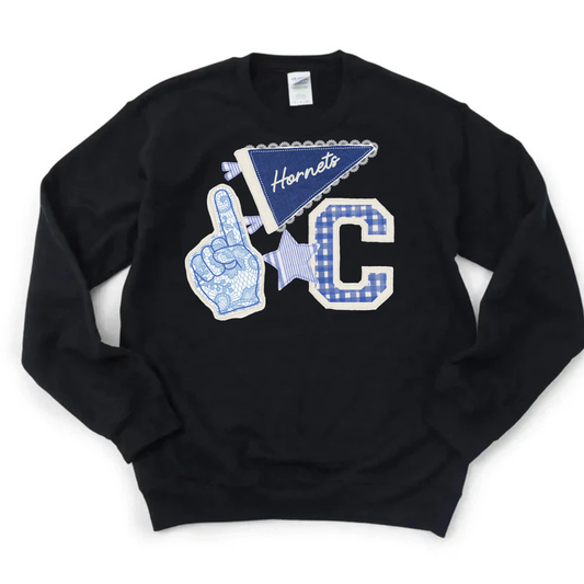 Hornets Applique Sweatshirt