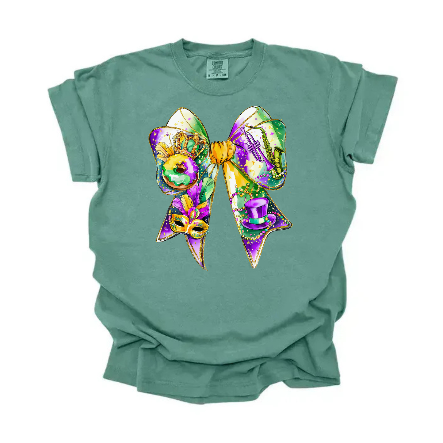 King Cake Bow Tee