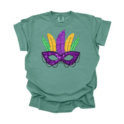 Mardi Gras Mask Tee