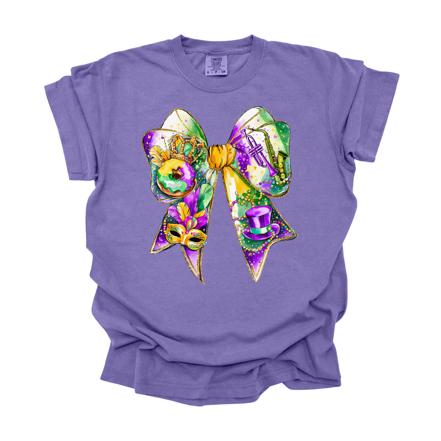 King Cake Bow Tee