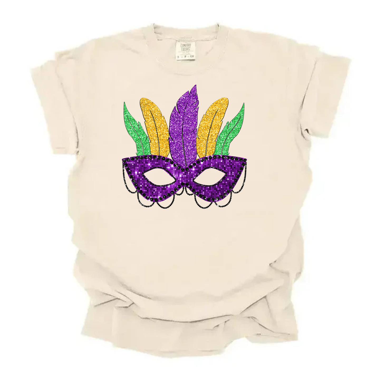 Mardi Gras Mask Tee