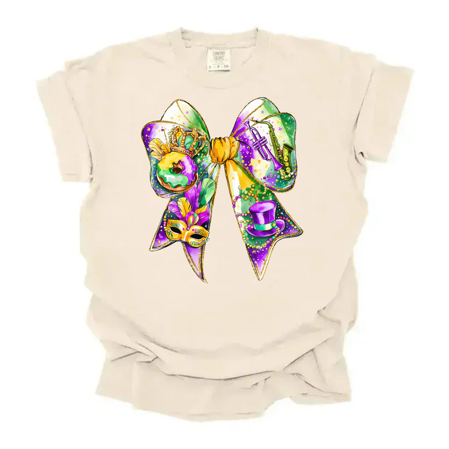 King Cake Bow Tee