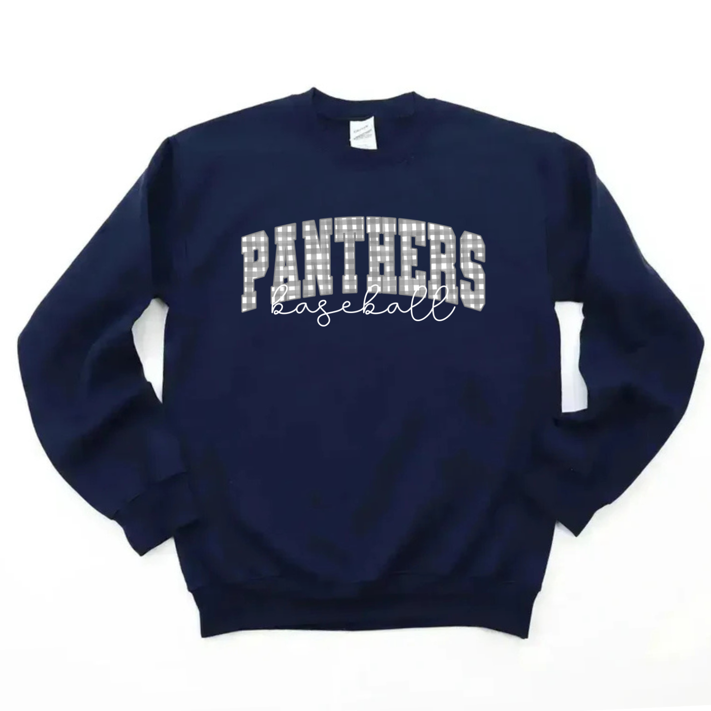 Gingham Softball Sweatshirt