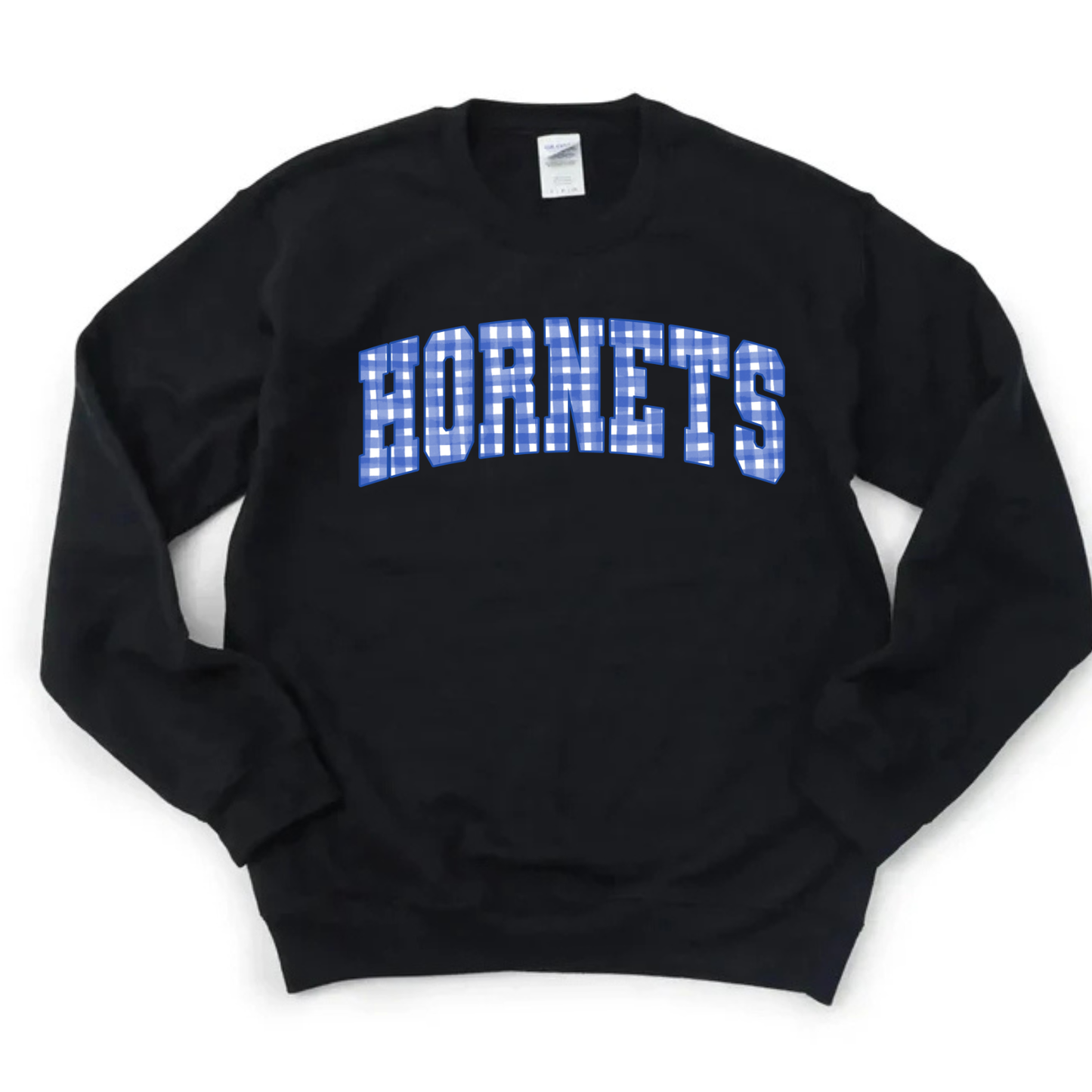 Hornets Varsity Gingham Sweatshirt