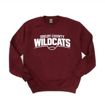 Shelby County Wildcats Softball Sweatshirt