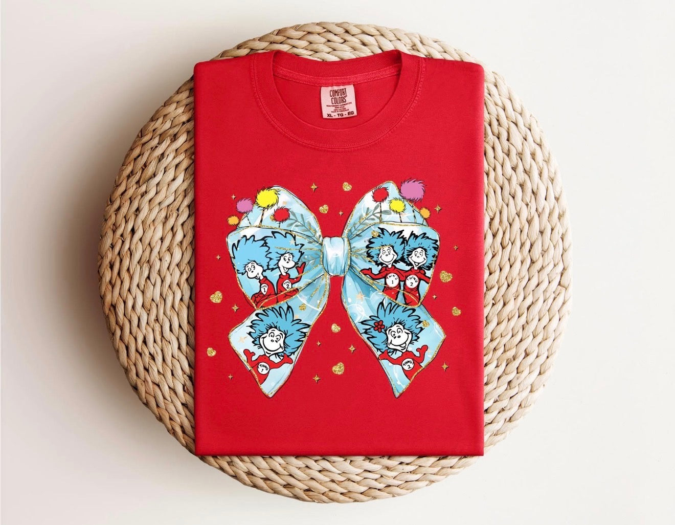 Thing 1 & 2 Bow Tee