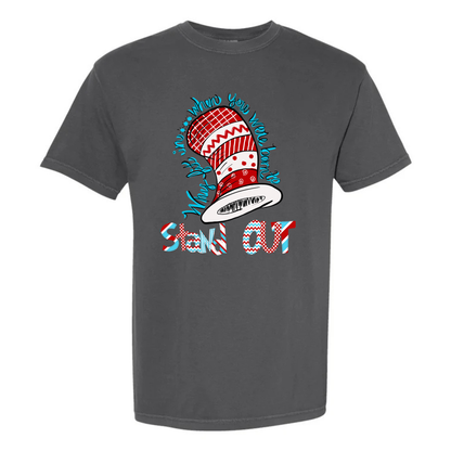 “Cat in the hat” doodle Tee