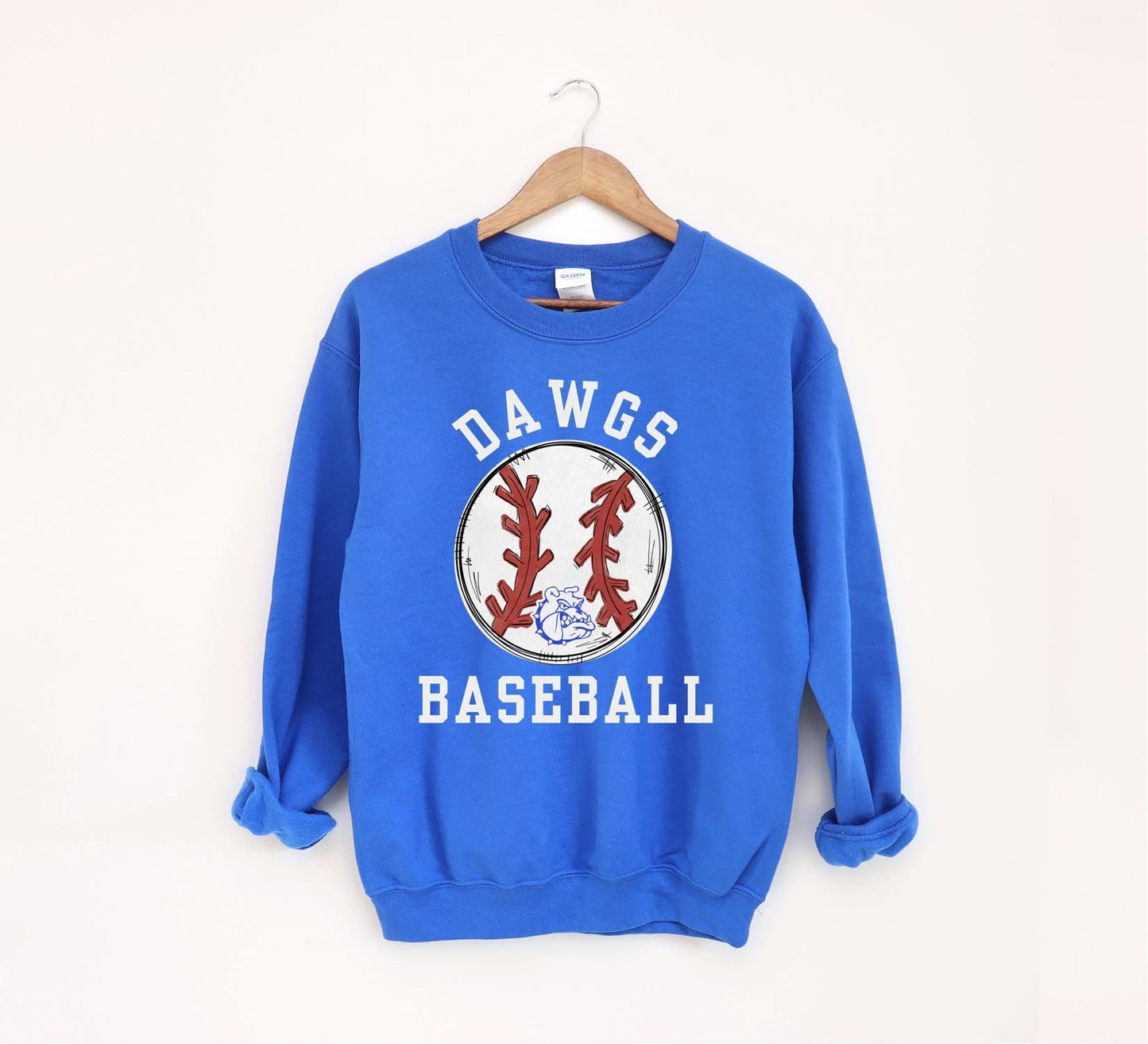 Dawgs Baseball Doodle Sweatshirt