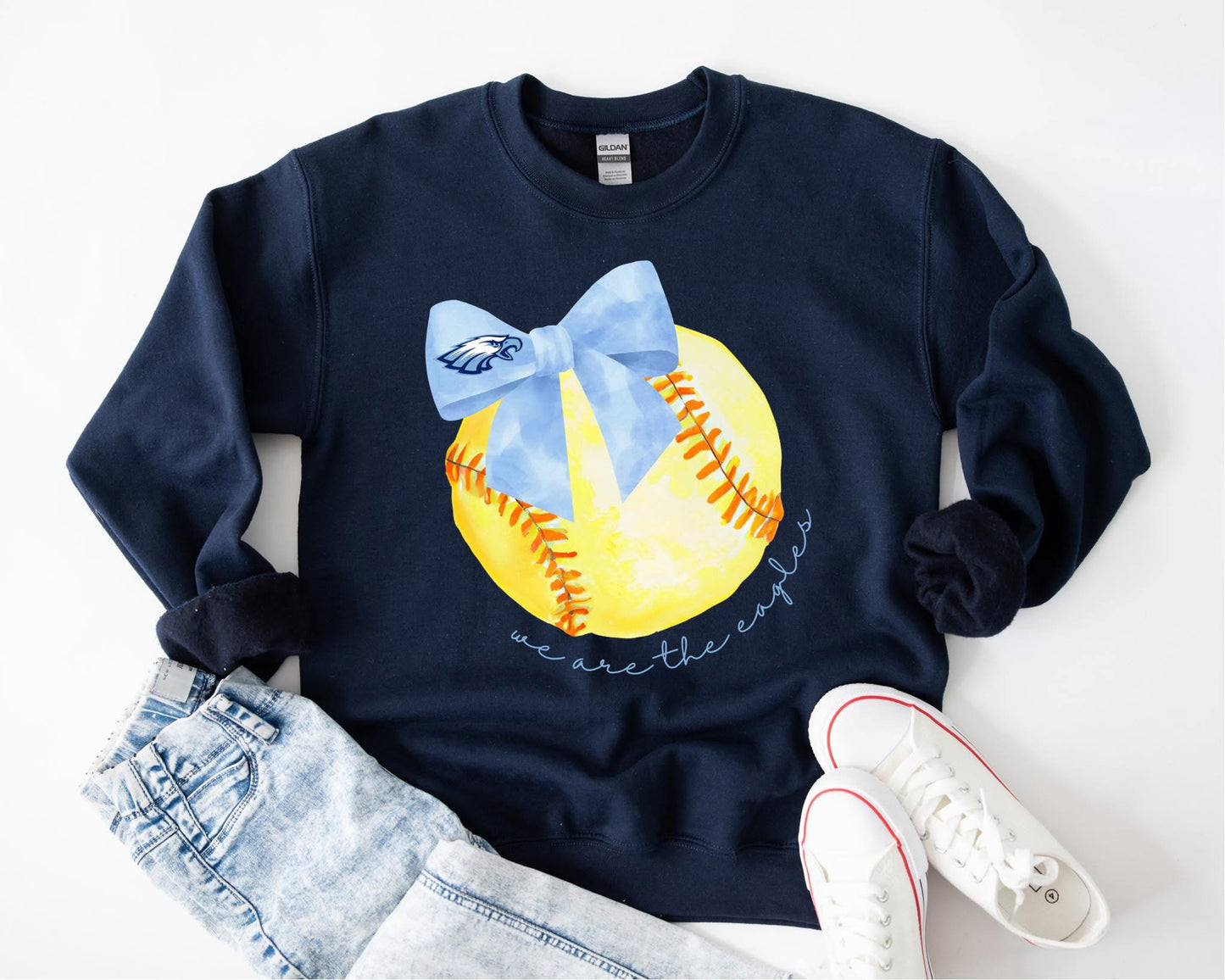 “We are the eagles” Softball Sweatshirt