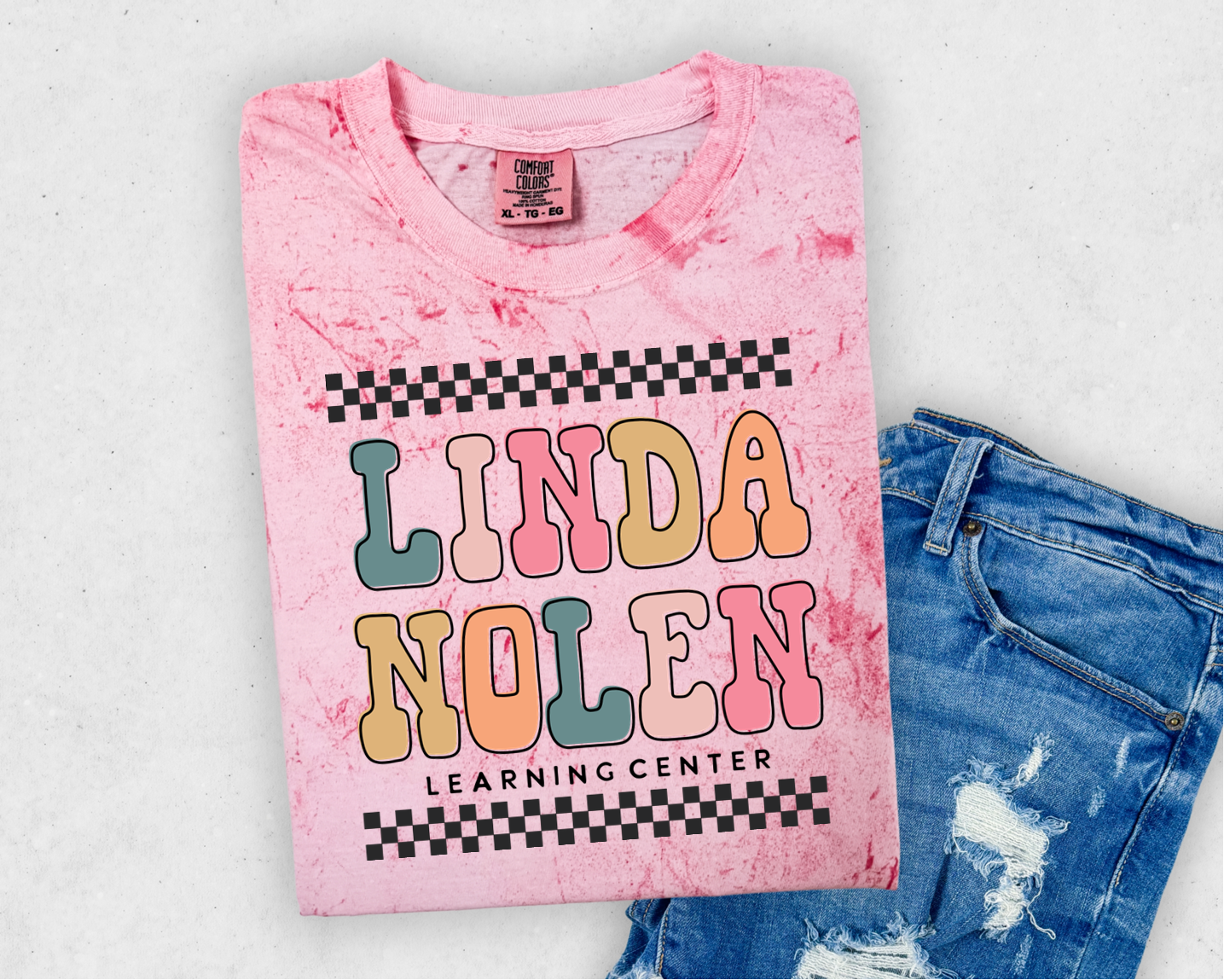 “Linda Nolen” Checked Tee