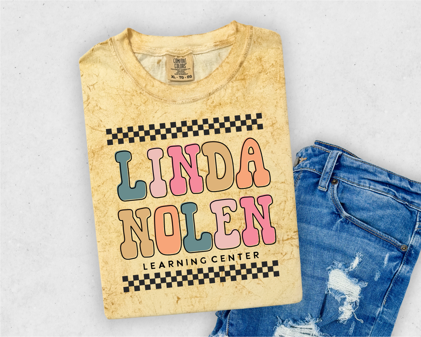 “Linda Nolen” Checked Tee