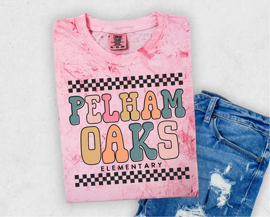 “Pelham Oaks” Checked Tee