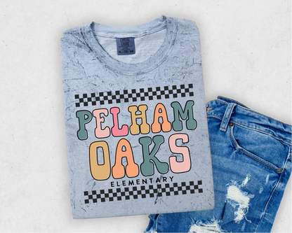 “Pelham Oaks” Checked Tee