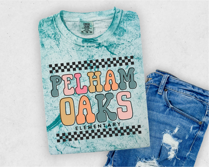 “Pelham Oaks” Checked Tee