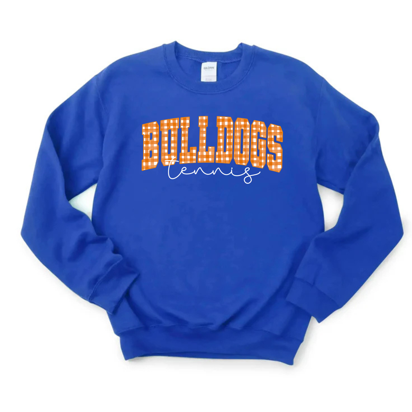 Gingham Bulldogs Tennis Sweatshirt