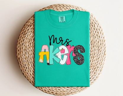 Custom Teacher Name Tee