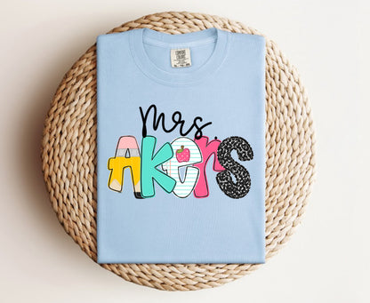 Custom Teacher Name Tee