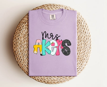 Custom Teacher Name Tee