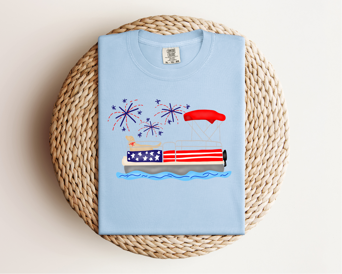 Patriotic Dog Tee