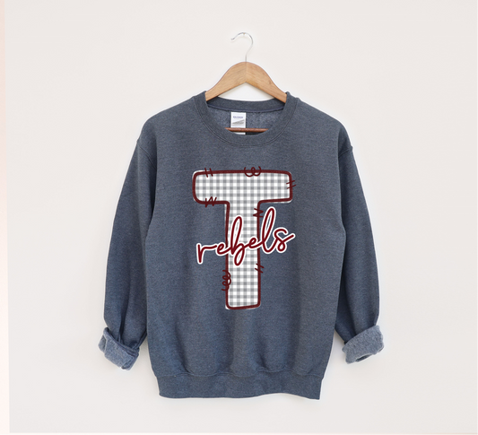 Gingham “Rebels” Sweatshirt