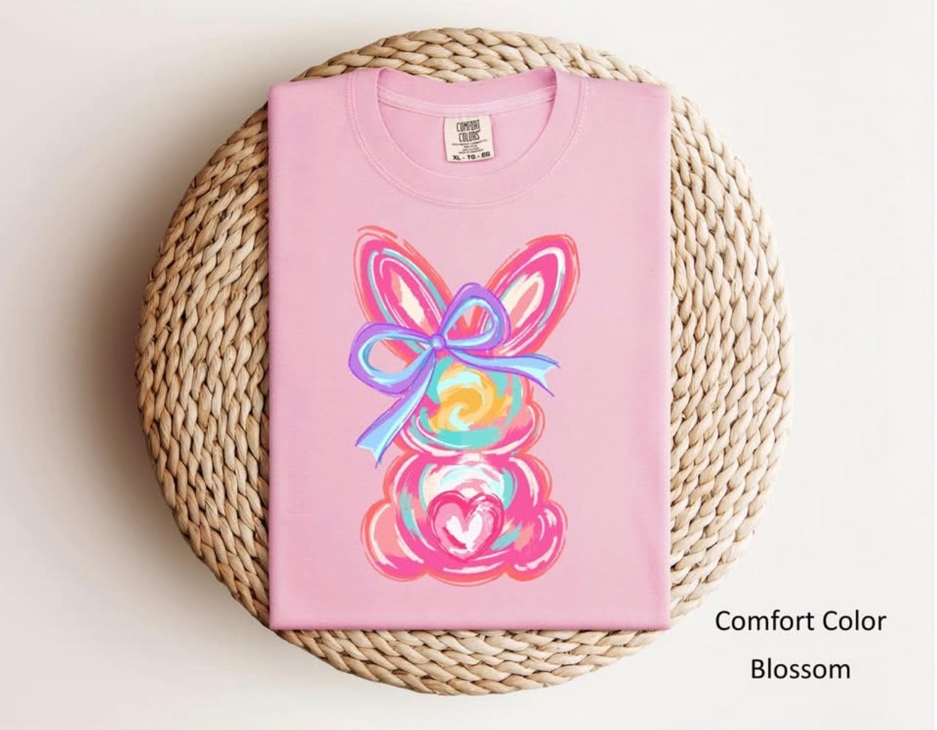 Watercolor Bunny Tee
