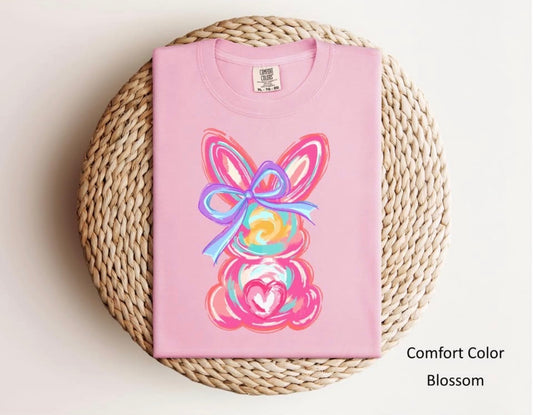 Watercolor Bunny Tee