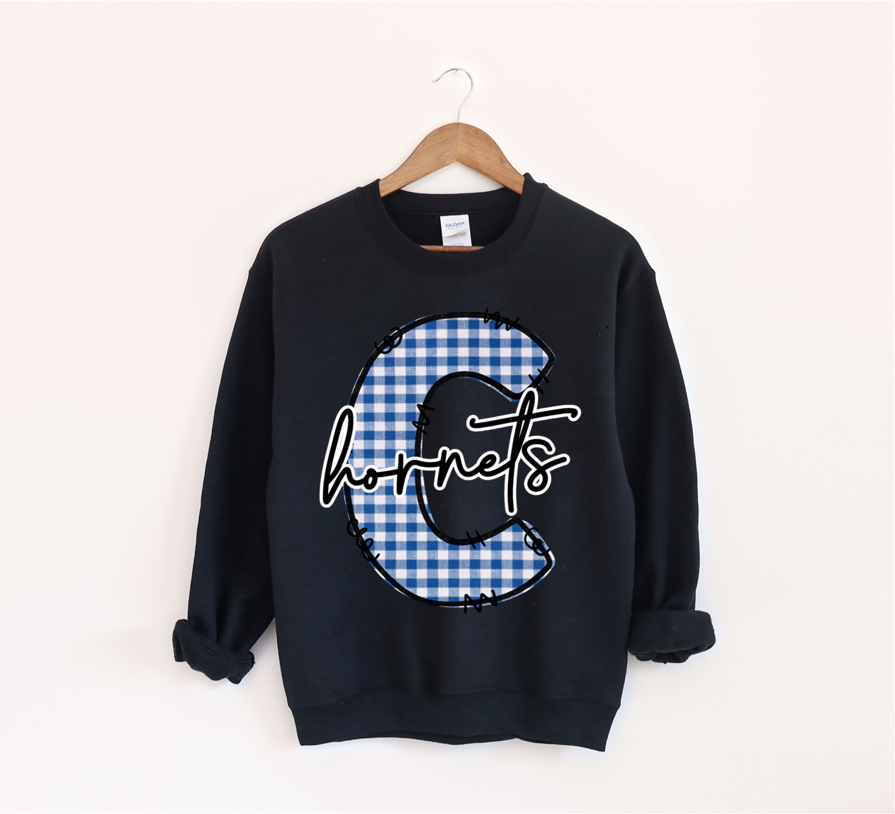 Gingham Chelsea “Hornets” Sweatshirt