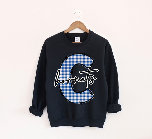 Gingham Chelsea “Hornets” Sweatshirt
