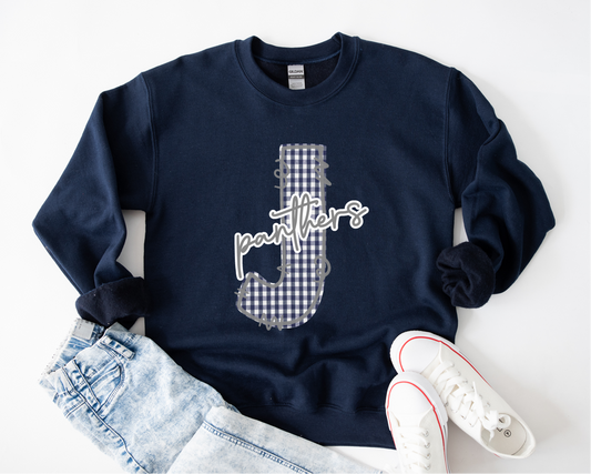 Gingham Jemison “Panthers” Sweatshirt