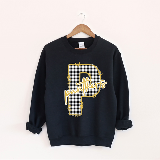 Gingham Pell City “Panthers” Sweatshirt