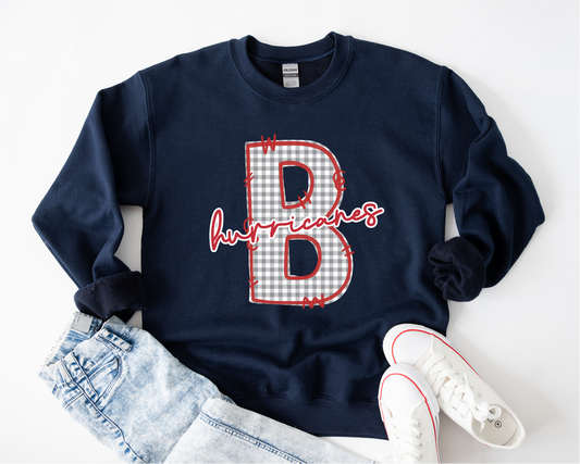 Gingham Bryant “Hurricanes” Sweatshirt