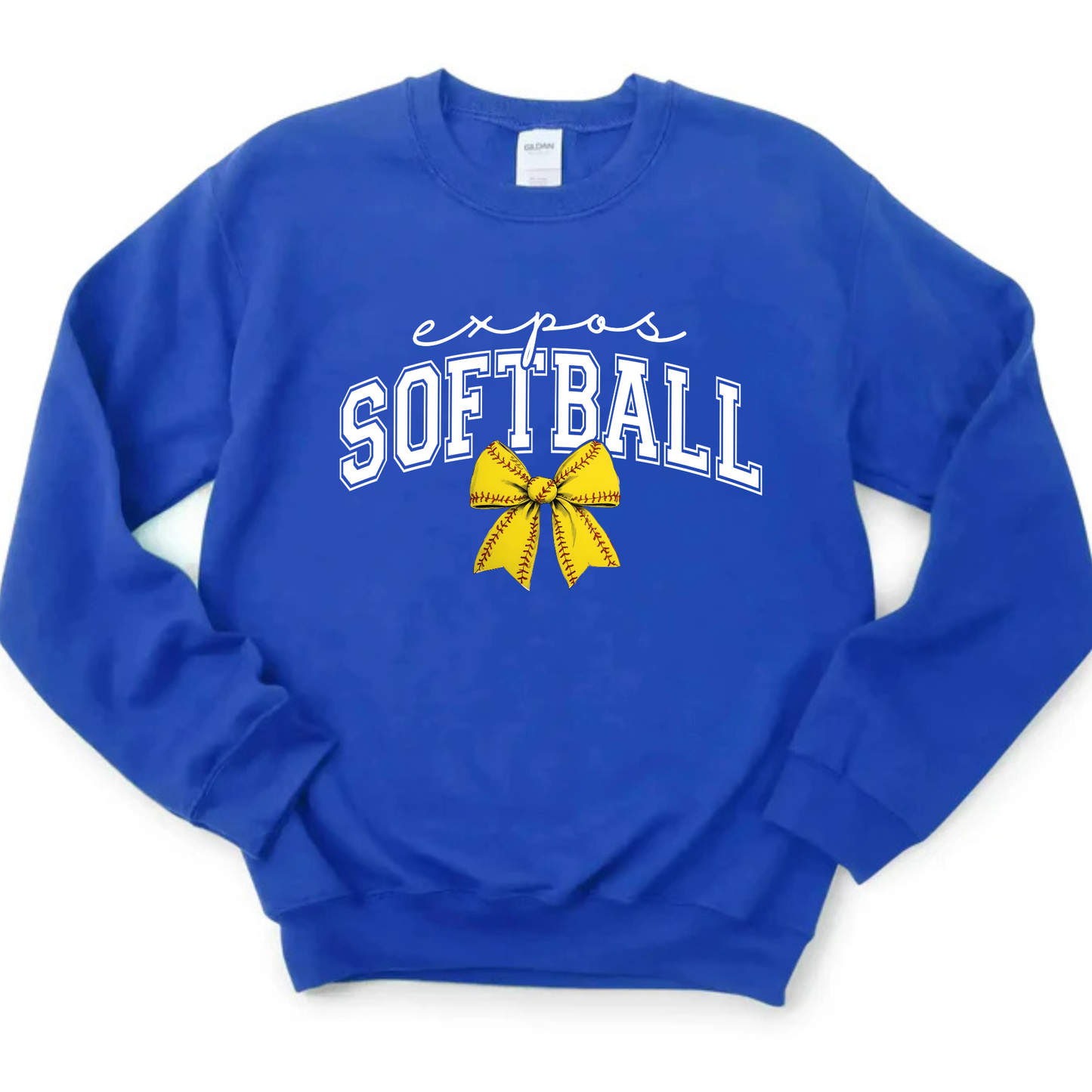 Expos Softball Bow Sweatshirt