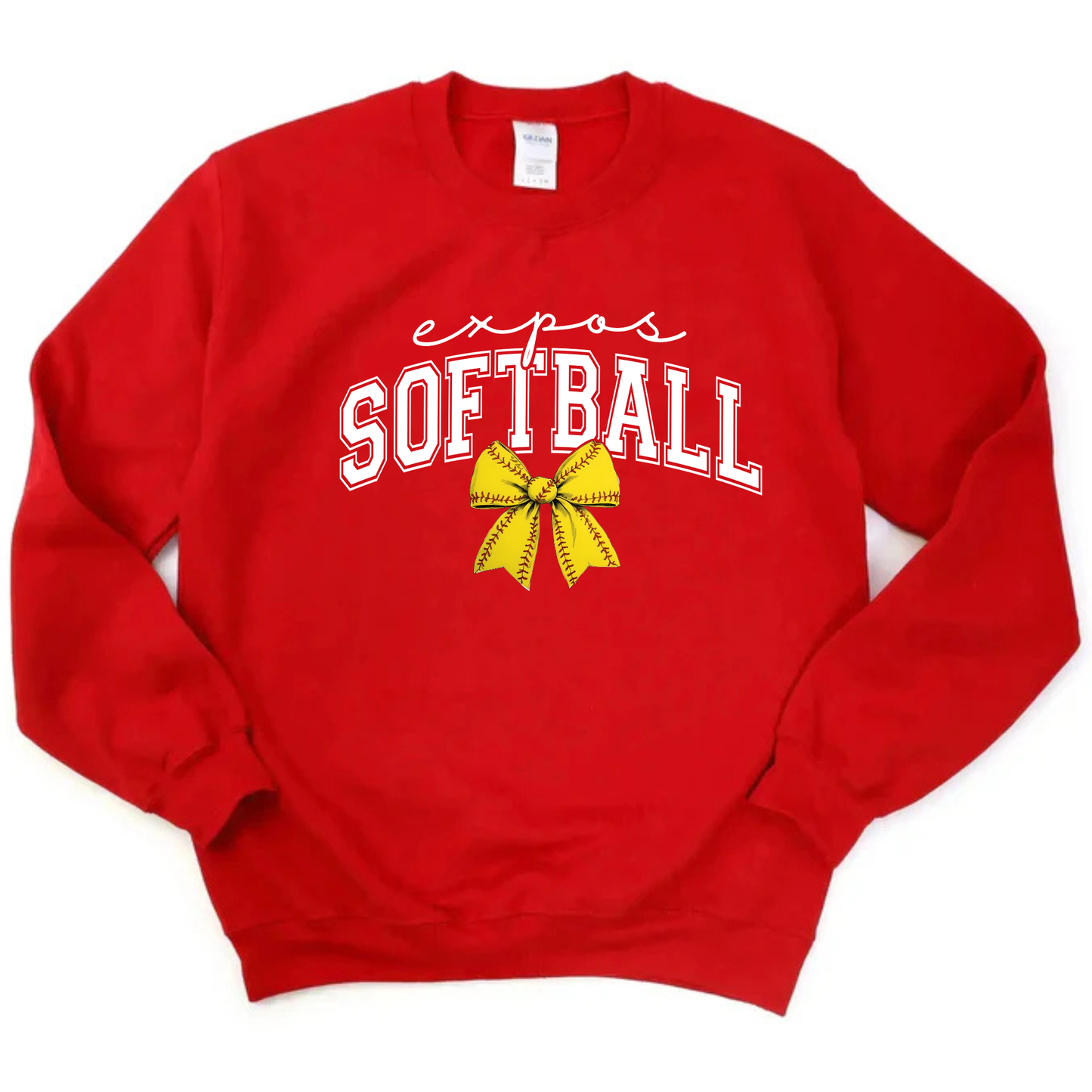 Expos Softball Bow Sweatshirt