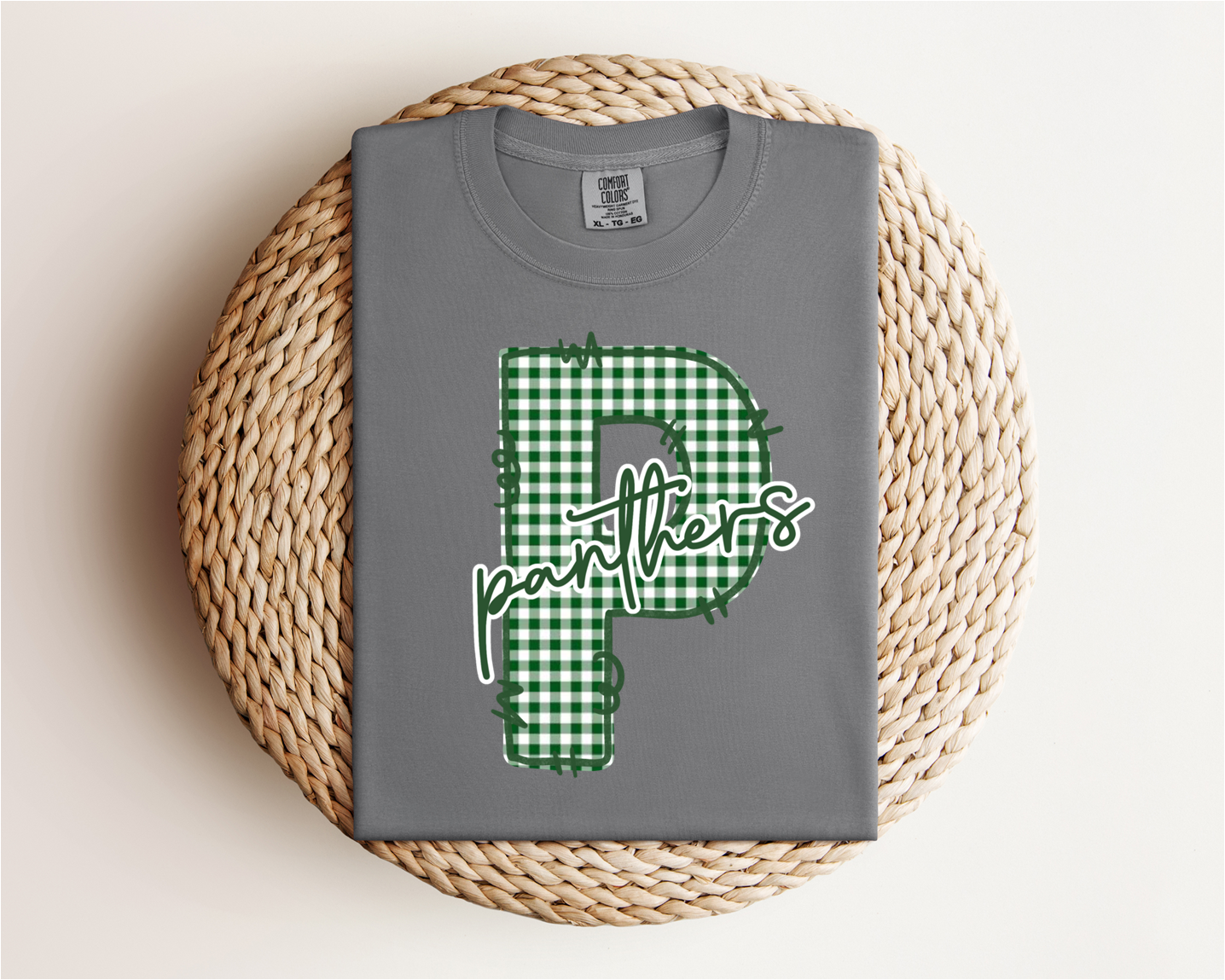 Pelham Panthers Gingham Tee