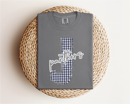 Jemison Panthers Gingham Tee