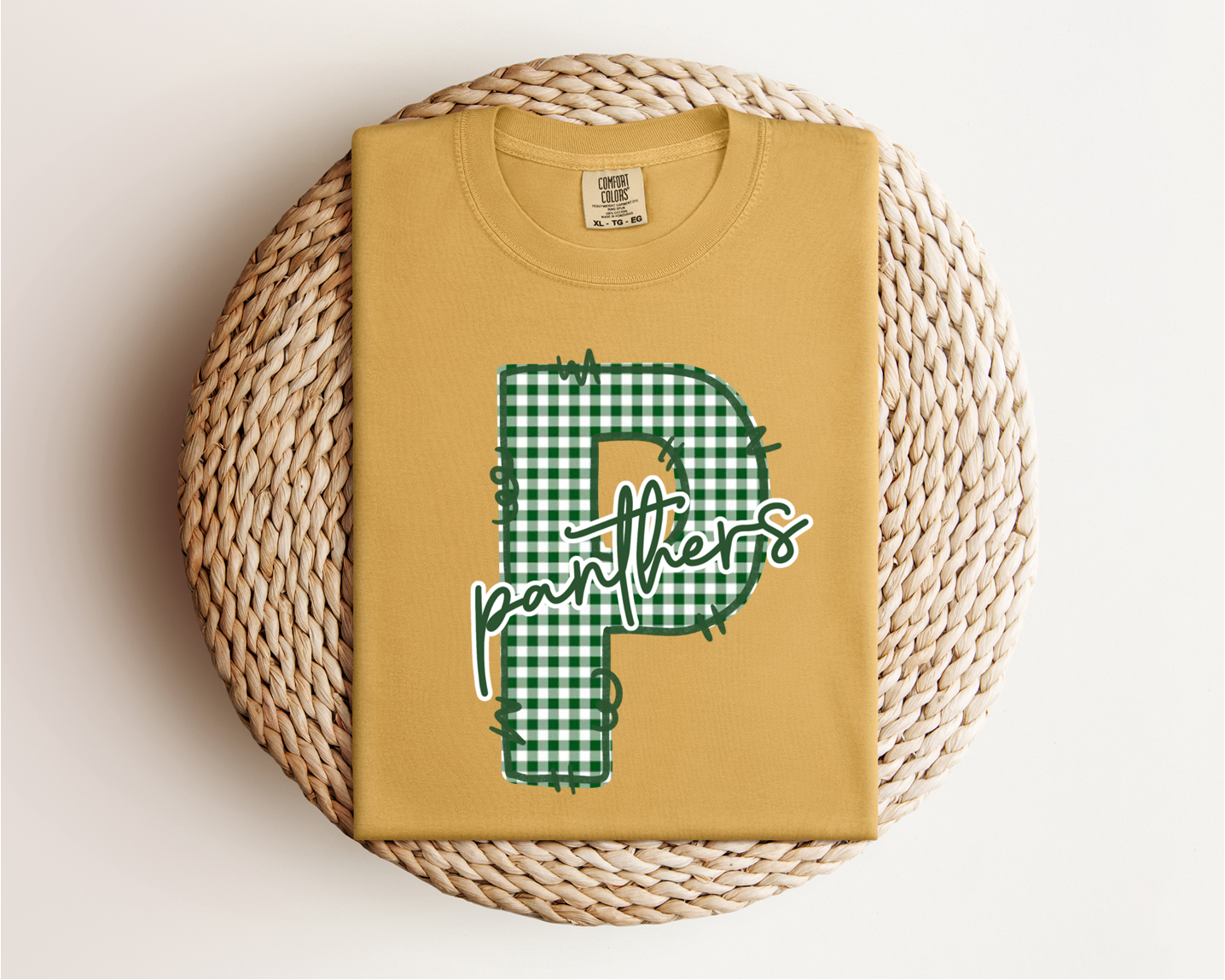 Pelham Panthers Gingham Tee