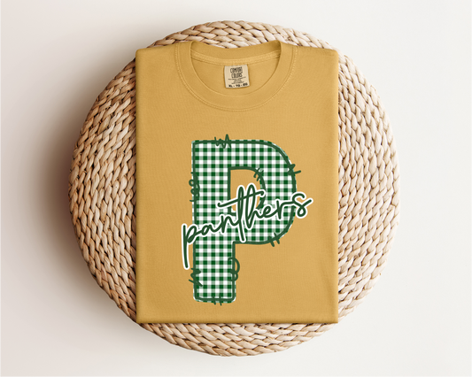Pelham Panthers Gingham Tee