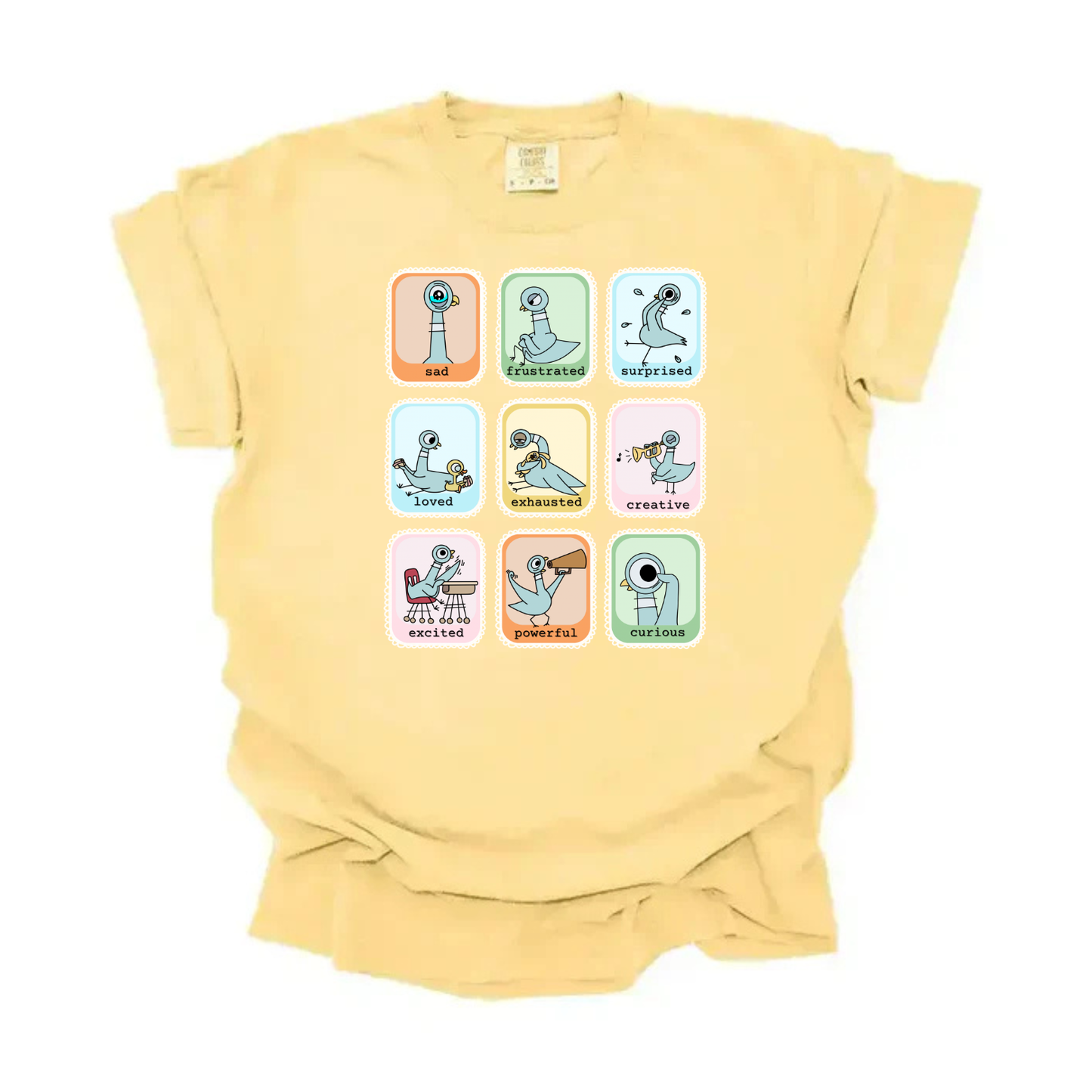 “This pigeon has feelings” lace Tee