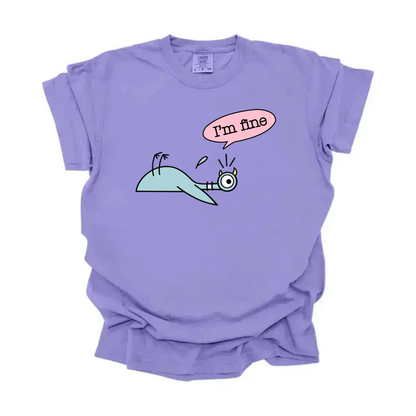 “I’m fine” Pigeon Tee