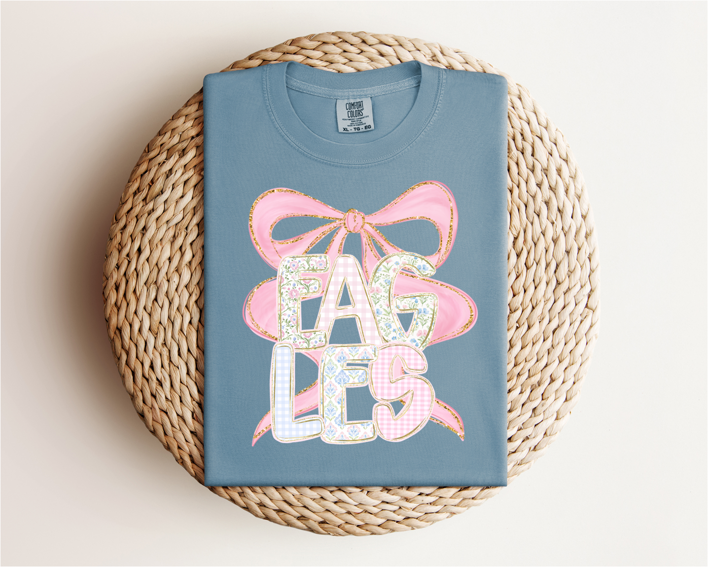 Mascot Coquette Tee - Eagles