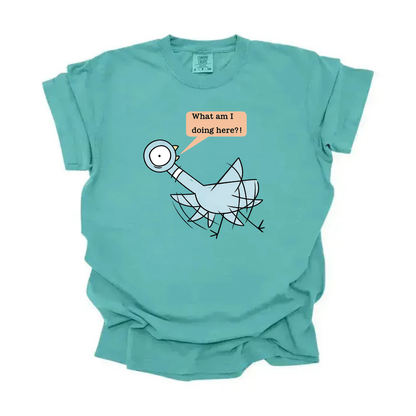 “What am I doing here” Pigeon Tee