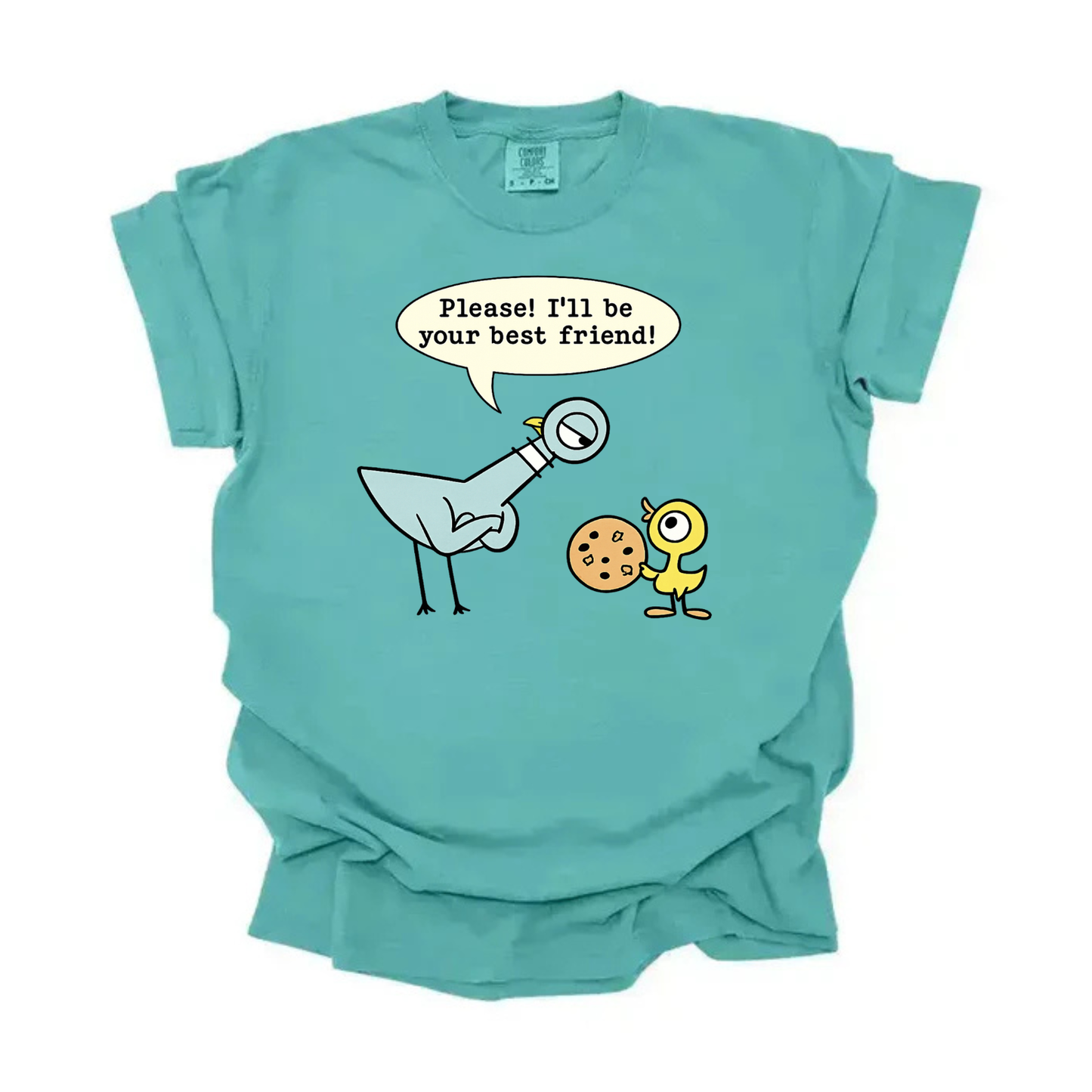 “Please! I’ll be your best friend!” Tee