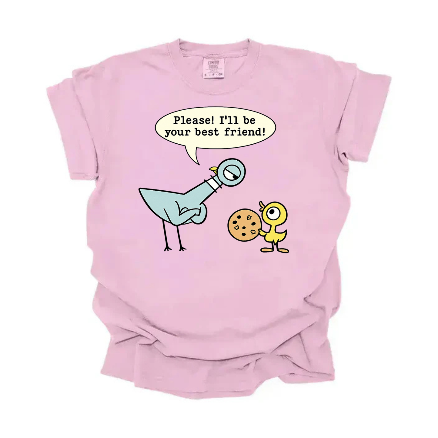 “Please! I’ll be your best friend!” Tee