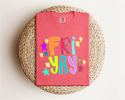 “Fri-yay” Doodle Tee
