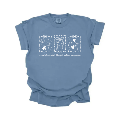 Autism Awareness Coquette Tee