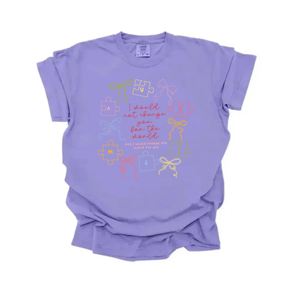 Autism Bow Tee