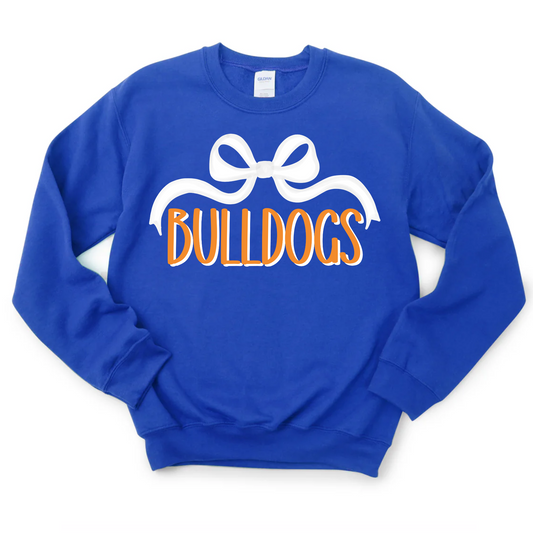 Bulldogs Bow Sweatshirt